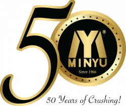 Minyu Anniversary Logo Minyu 50th Anniversary Logo - 50 Years of Crushing!